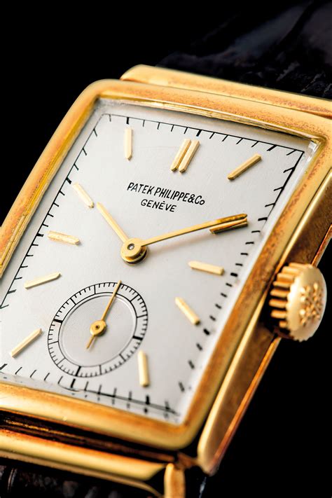 patek philippe rectangular watch.